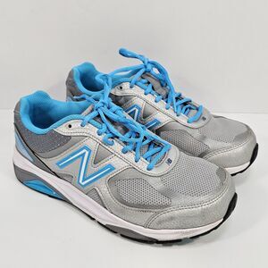 New Balance 1540v3 2E Wide Women's Silver/Polaris Running Shoes Sz 8.5 /25.5 cm
